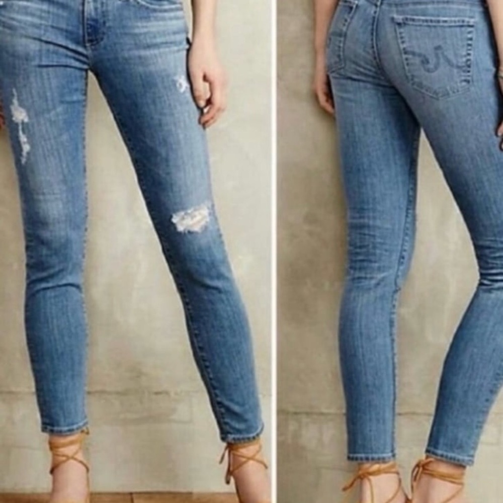 AG Adriano Goldschmied jeans Size 27 Low Rise Slim Ankle Straight